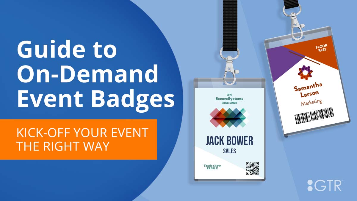 Custom event badges, Print badges online