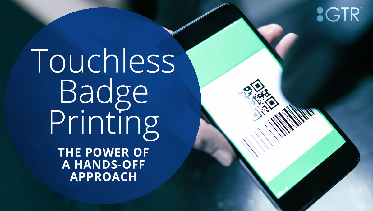 touchless badge printing