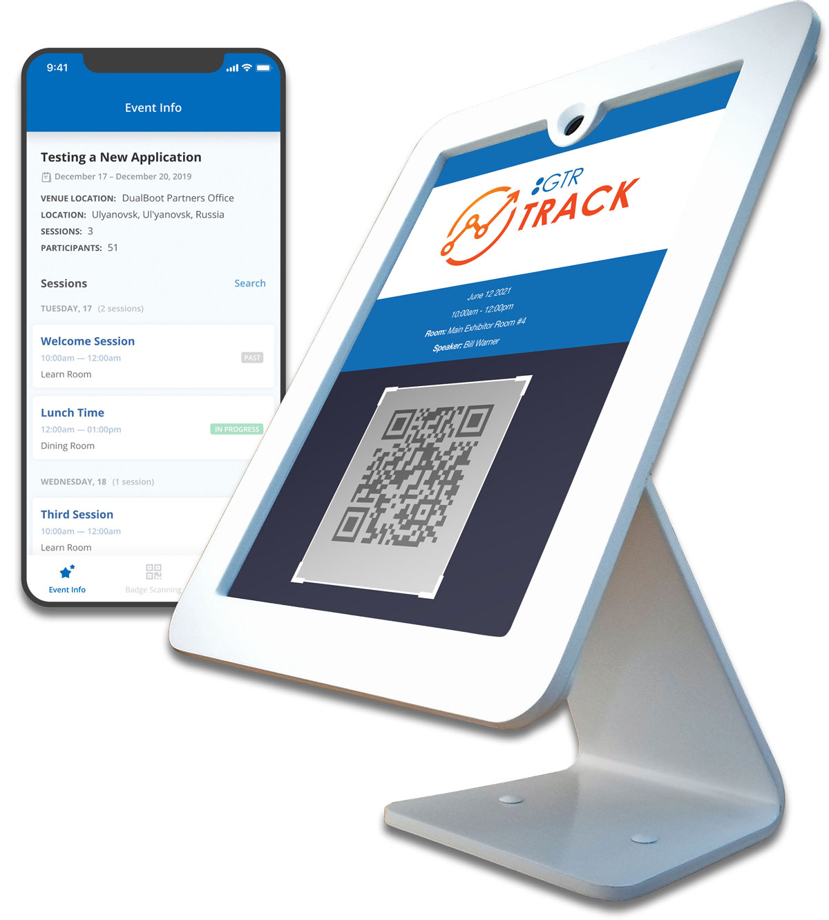 gtr track attendance tracking kiosk