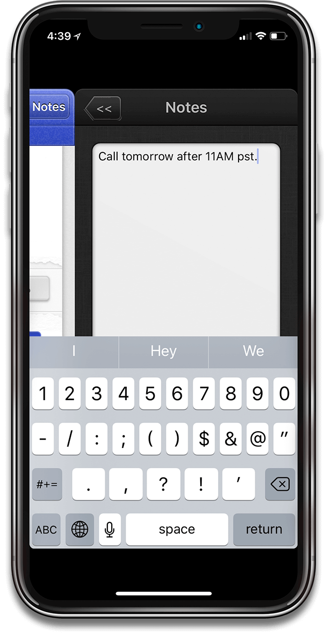 lead retrieval app add notes screen
