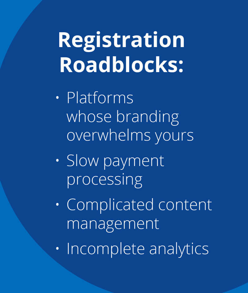 registration roadblocks